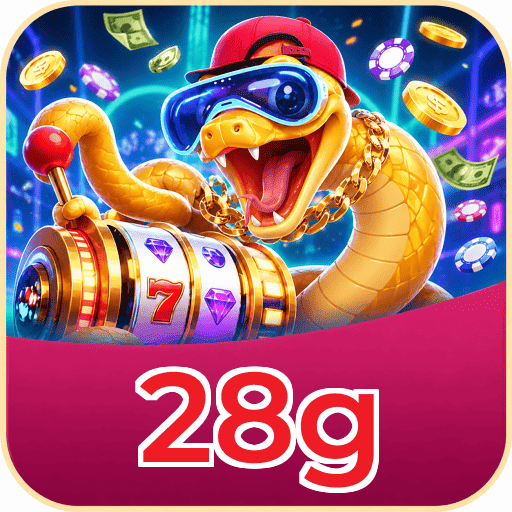 Interface do aplicativo 28g mostrando jogos disponíveis no iOS e Android